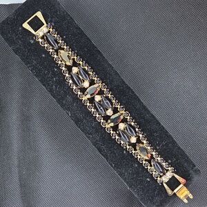 Vintage Bead & Rhinestone Bracelet
